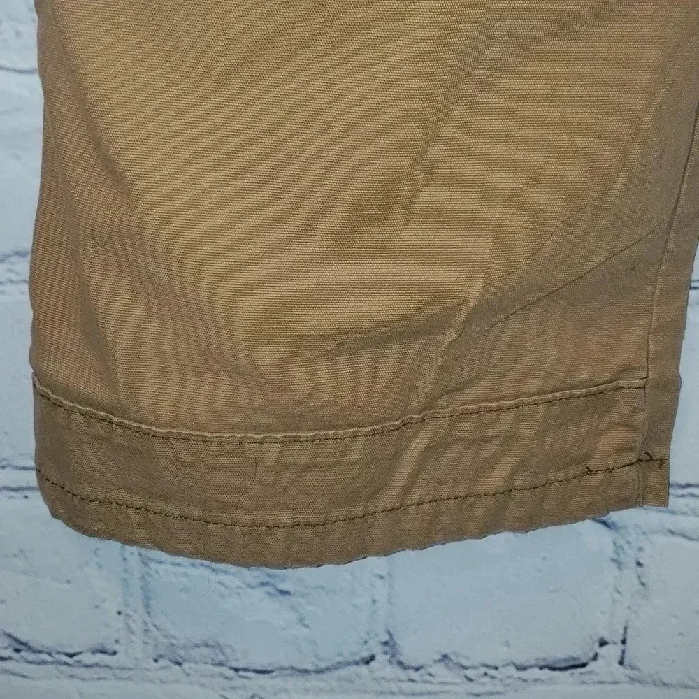 Wrangler Mens 44 x 30 Tan Hiking Pants Zipper Pocket Carpenter Stretch  NW855BE